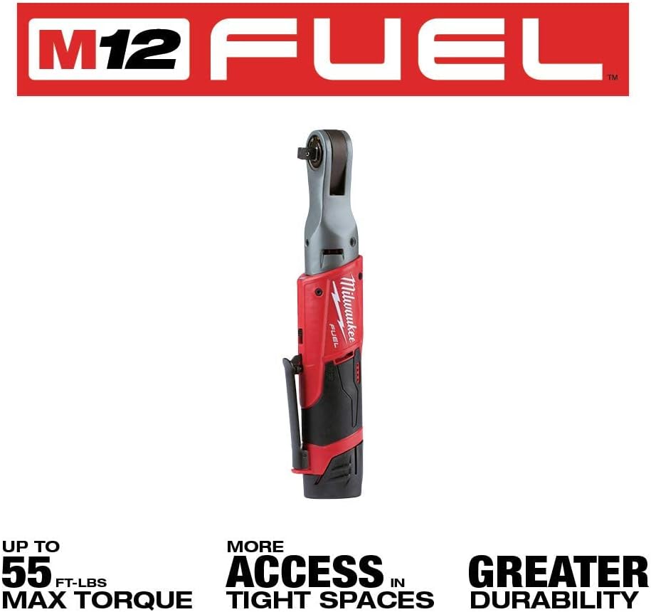 M12 FUEL 3/8" RATCHET 2BAT