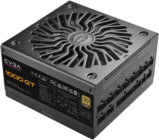 EVGA SuperNOVA 1000 GT, 80 Plus Gold 1000W, Fully Modular