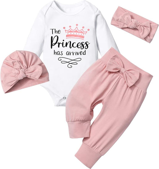 TyeSmo Baby Girl Clothes 0-3 Months The Princess has arrived