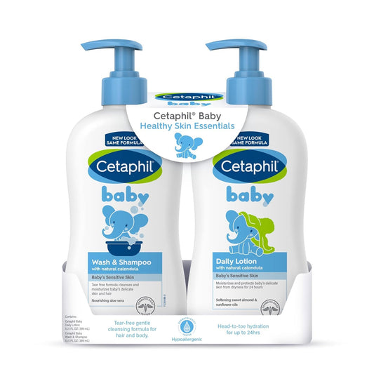 Cetaphil Baby Wash & Shampoo Plus Body Lotion