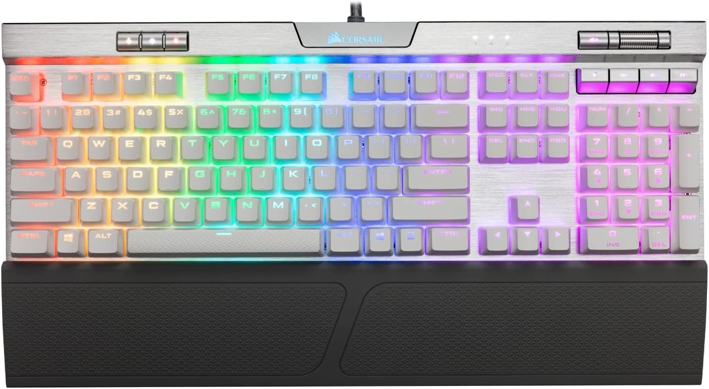 Corsair K70 RGB MK.2 SE Mechanical RAPIDFIRE Gaming Keyboard - White