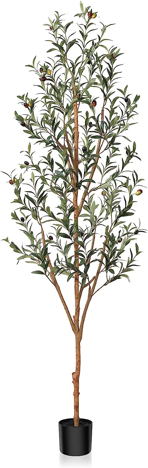 Kazeila Artificial Olive Tree 6FT Tall Faux Silk Plant
