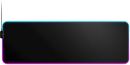 SteelSeries QcK Gaming Mouse Pad - XL RGB Prism Cloth - Black