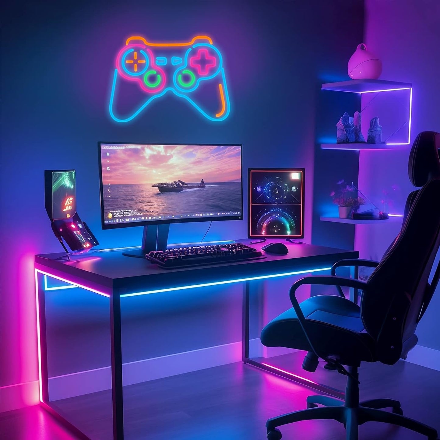 Eufrozy Gamer Neon Signs for Gaming Room Decor