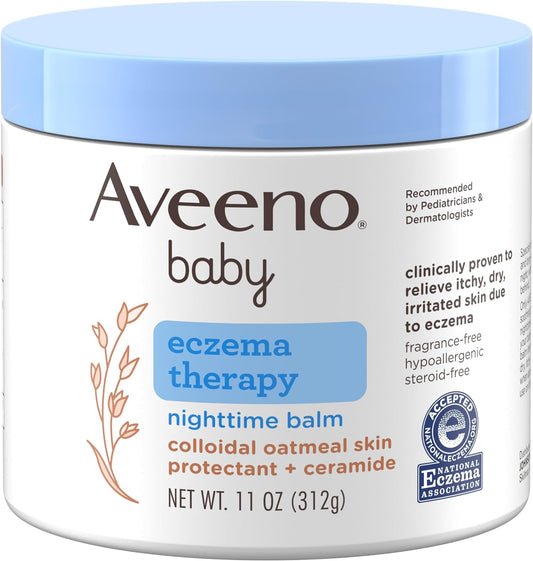 Aveeno Baby Eczema Therapy Nighttime Moisturizing Body Balm, 11oz