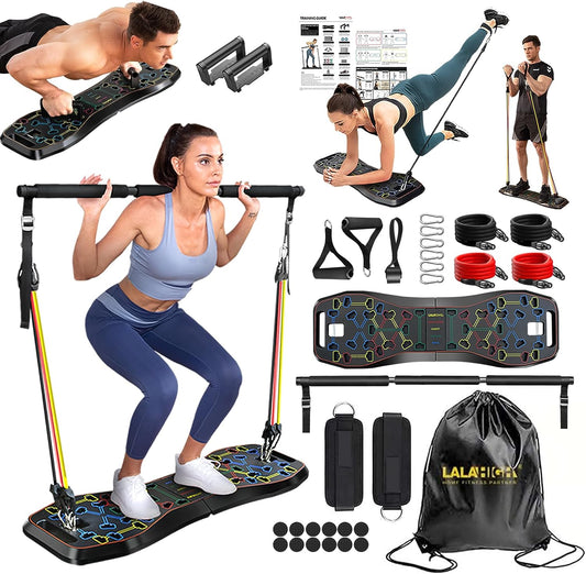 LALAHIGH Home Workout Equiptment: Portable Exercise Push Up Board