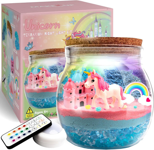 Unicorn Light Up Terrarium Kit for Kids