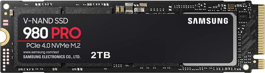 SAMSUNG 980 PRO SSD 2TB PCIe NVMe - Black