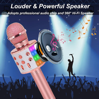 Portable Wireless Bluetooth Karaoke Mic