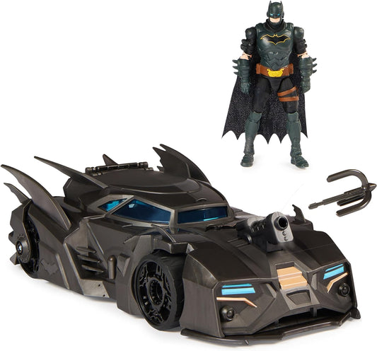 DC Comics, Crusader Batmobile Playset with Exclusive 4-inch Batman Figure