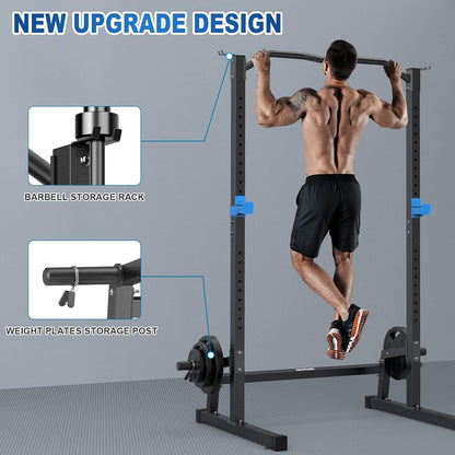 BEKING Power Rack Squat Rack Cage with Pull Up Bar