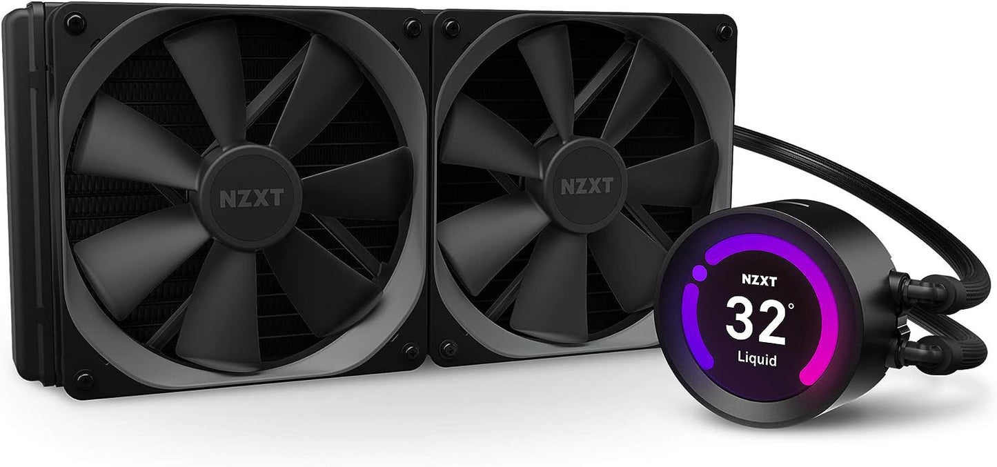 NZXT Kraken Z63 280mm - RL-KRZ63-01 - AIO RGB CPU Liquid Cooler - Black