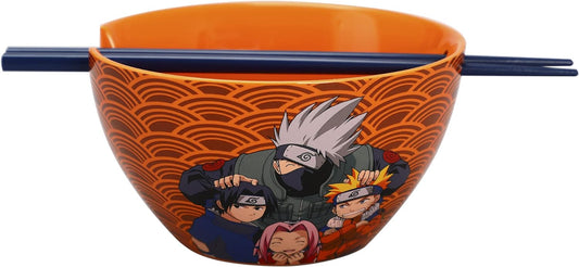Bioworld Naruto Anime Heroes 20 oz Ramen Bowl With Chopsticks
