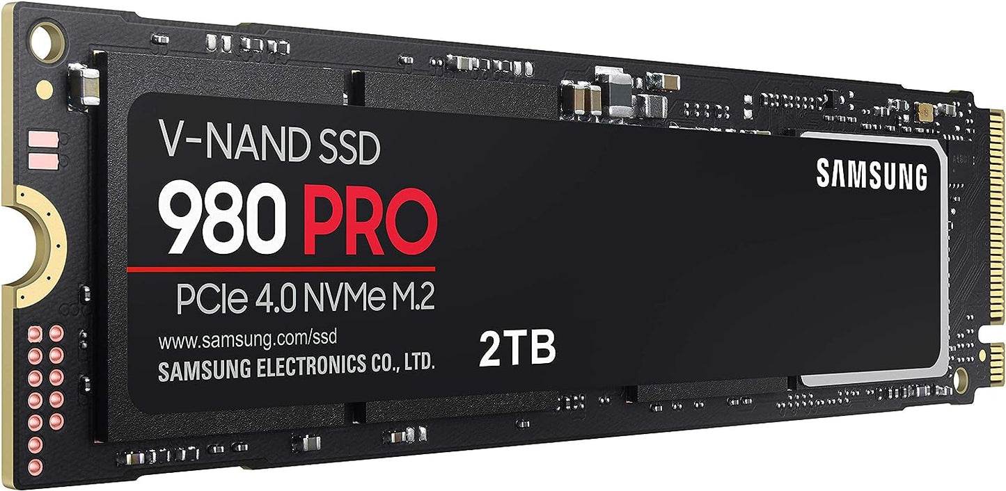 SAMSUNG 980 PRO SSD 2TB PCIe NVMe - Black