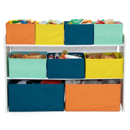 Delta Children Deluxe Multi-Bin Toy Organizer with Storage Bins