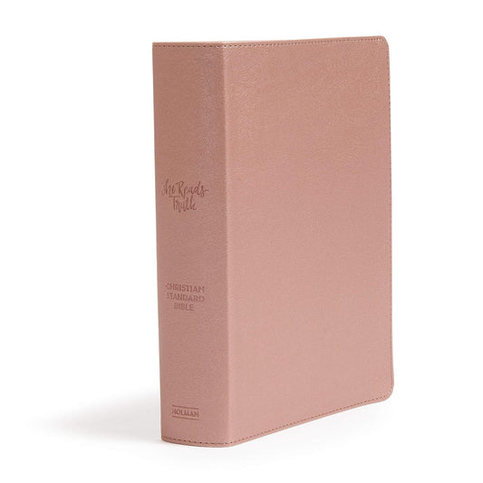 CSB She Reads Truth Bible - Rose Gold Leather