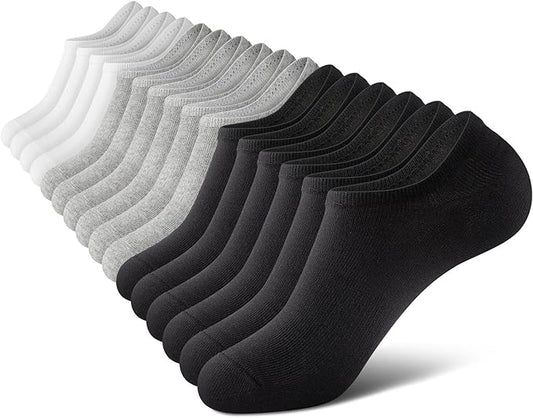 No Show Men Socks, Low Cut Ankle Sock, Non-slip