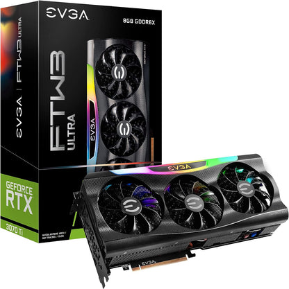 EVGA GeForce RTX 3070 Ti FTW3 Ultra Gaming, Metal Backplate