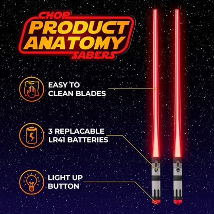 Lightsaber Chopsticks Star Wars LED